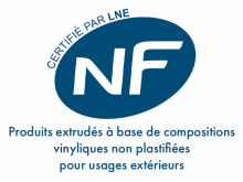 Marque NF profilés PVC portails