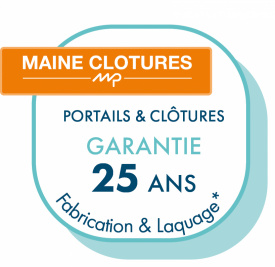 Portails et clôtures garantie 25 ans*